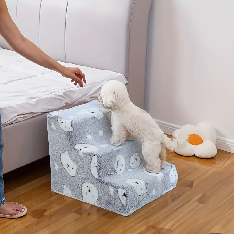 Escalier Pliable en Mousse pour Chien – Confort & Protection des Articulations