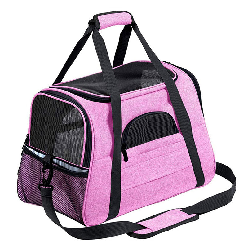 Sac de Transport Pliable pour Chat et Petit Chien- Respirant et Compact