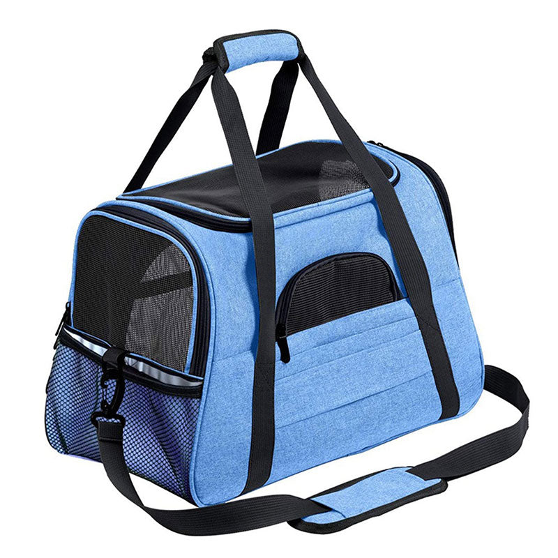 Sac de Transport Pliable pour Chat et Petit Chien- Respirant et Compact