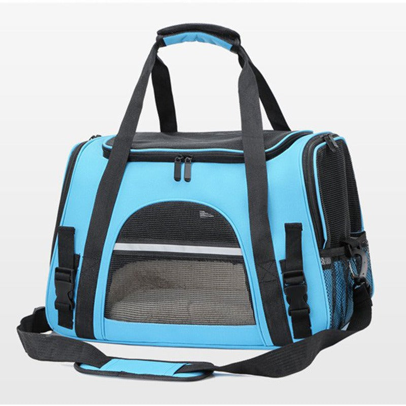 Sac de Transport Pliable pour Chat et Petit Chien- Respirant et Compact