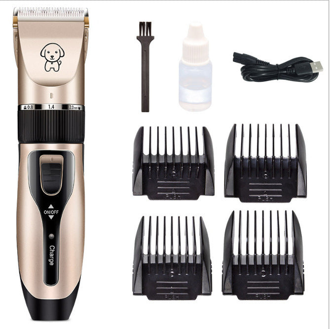 Tondeuse de Toilettage Professionnelle pour Chien- Kit Rechargeable USB Silencieuse