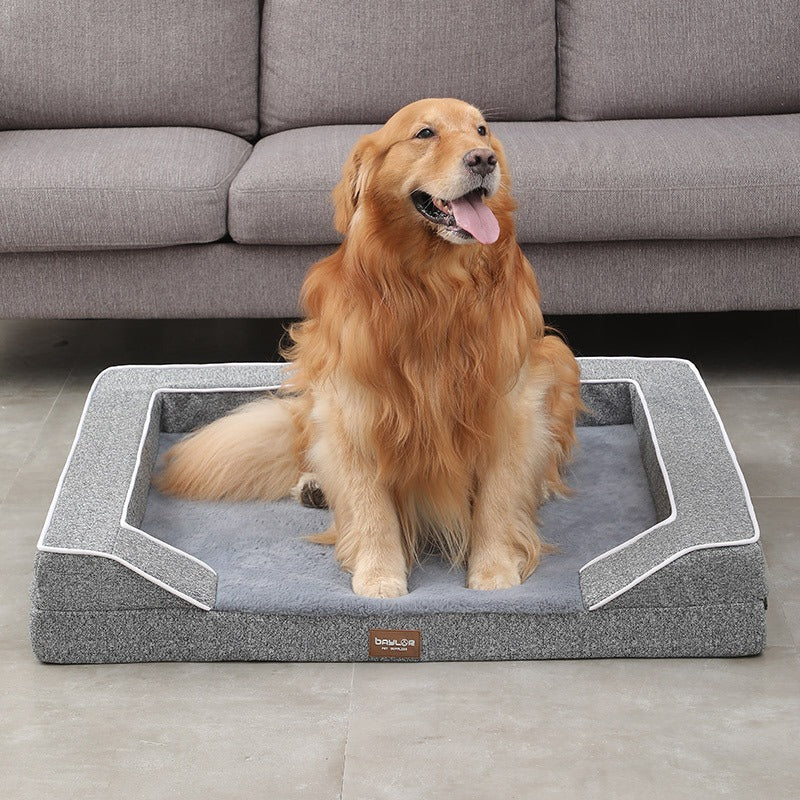 Lit Orthopédique à Mousse Haute Densité — Chien