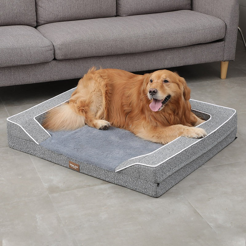 Lit Orthopédique à Mousse Haute Densité — Chien