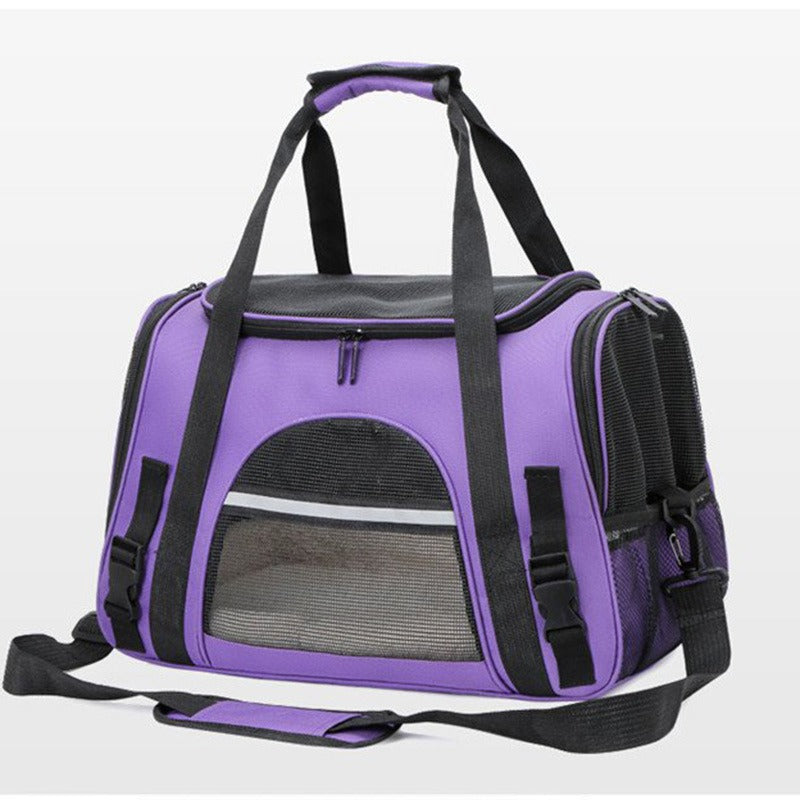 Sac de Transport Pliable pour Chat et Petit Chien- Respirant et Compact