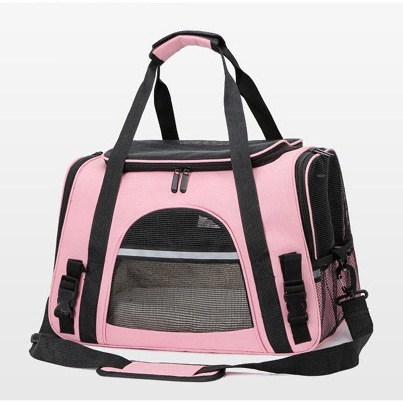 Sac de Transport Pliable pour Chat et Petit Chien- Respirant et Compact