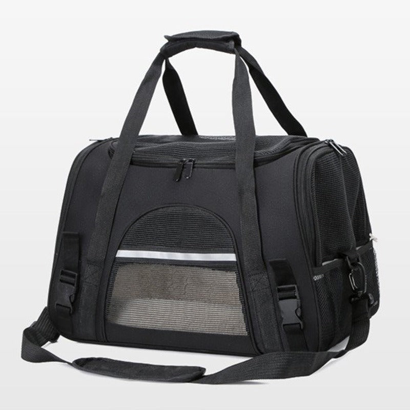 Sac de Transport Pliable pour Chat et Petit Chien- Respirant et Compact