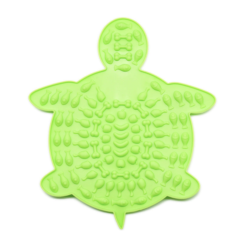 Tapis de Léchage Apaisant en Silicone avec Ventouses - Repas Ludique pour Chien & Chat