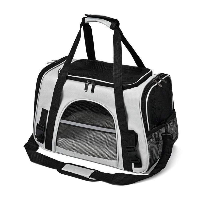 Sac de Transport Pliable pour Chat et Petit Chien- Respirant et Compact