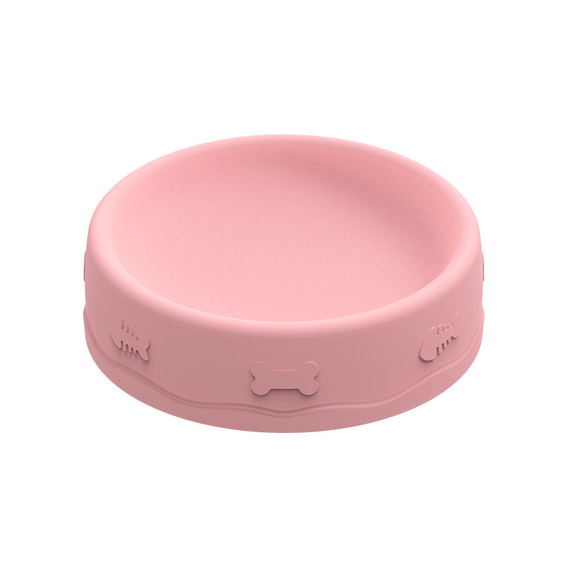 Gamelle Anti-Glouton 2-en-1 en Silicone - Nourriture & Eau pour Chien et Chat