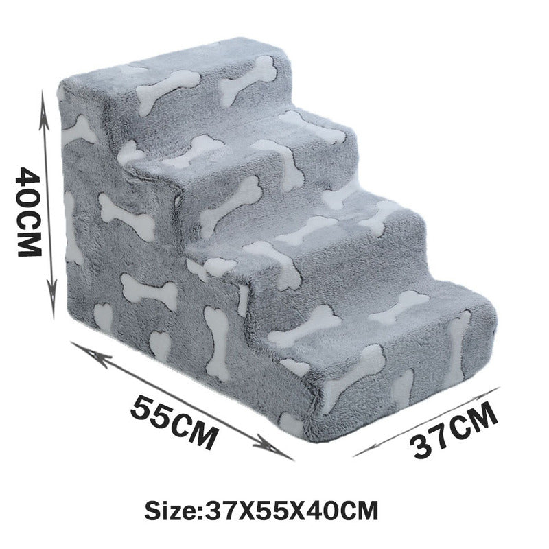 Escalier Pliable en Mousse pour Chien – Confort & Protection des Articulations
