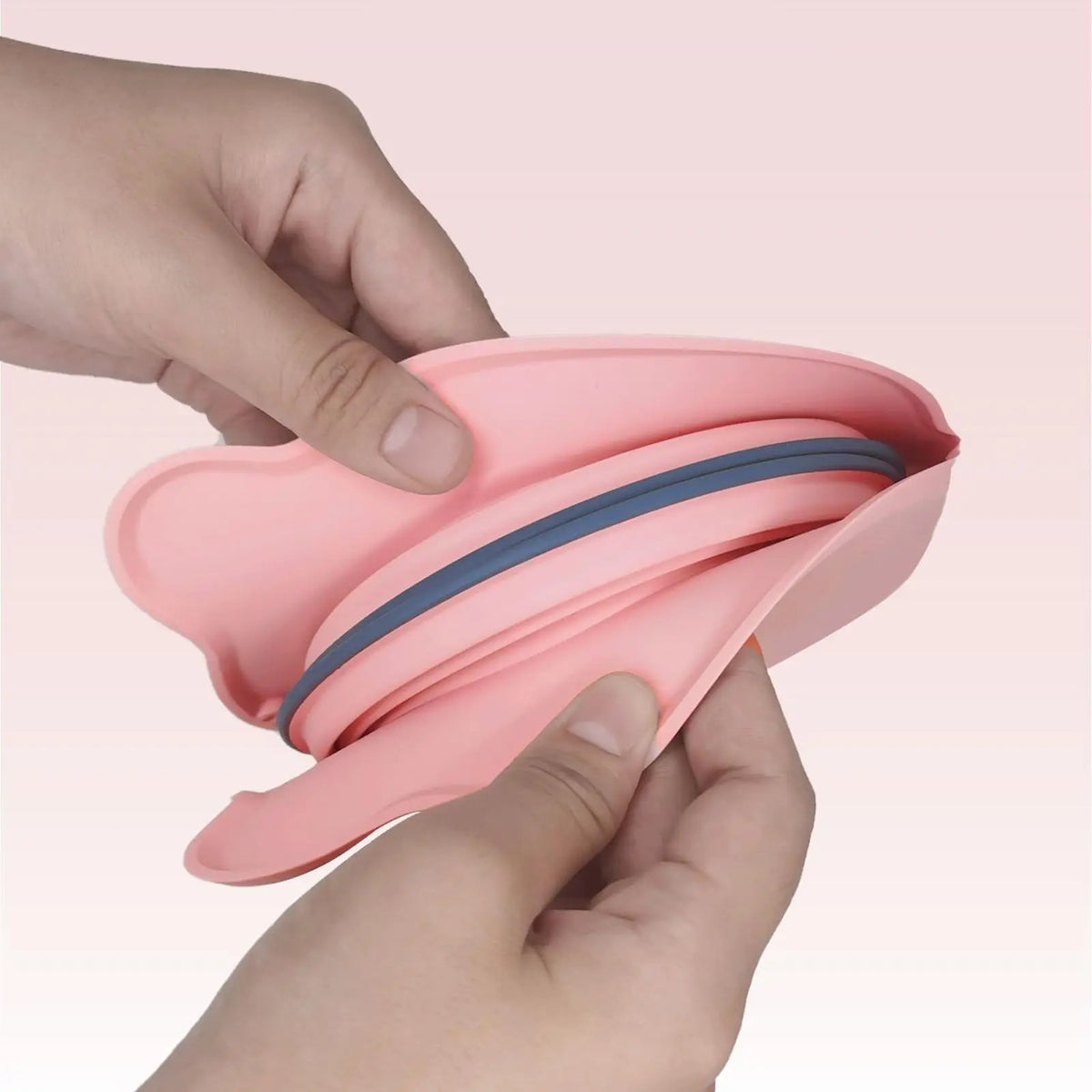 Gamelle Pliable Double Compartiment pour Chien — Silicone Voyage